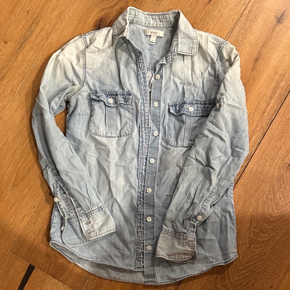 J. Crew Tops - J. Crew Light Blue Denim Shirt